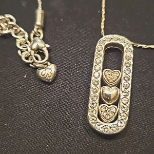 Brighton Crystal Slider Heart Necklace